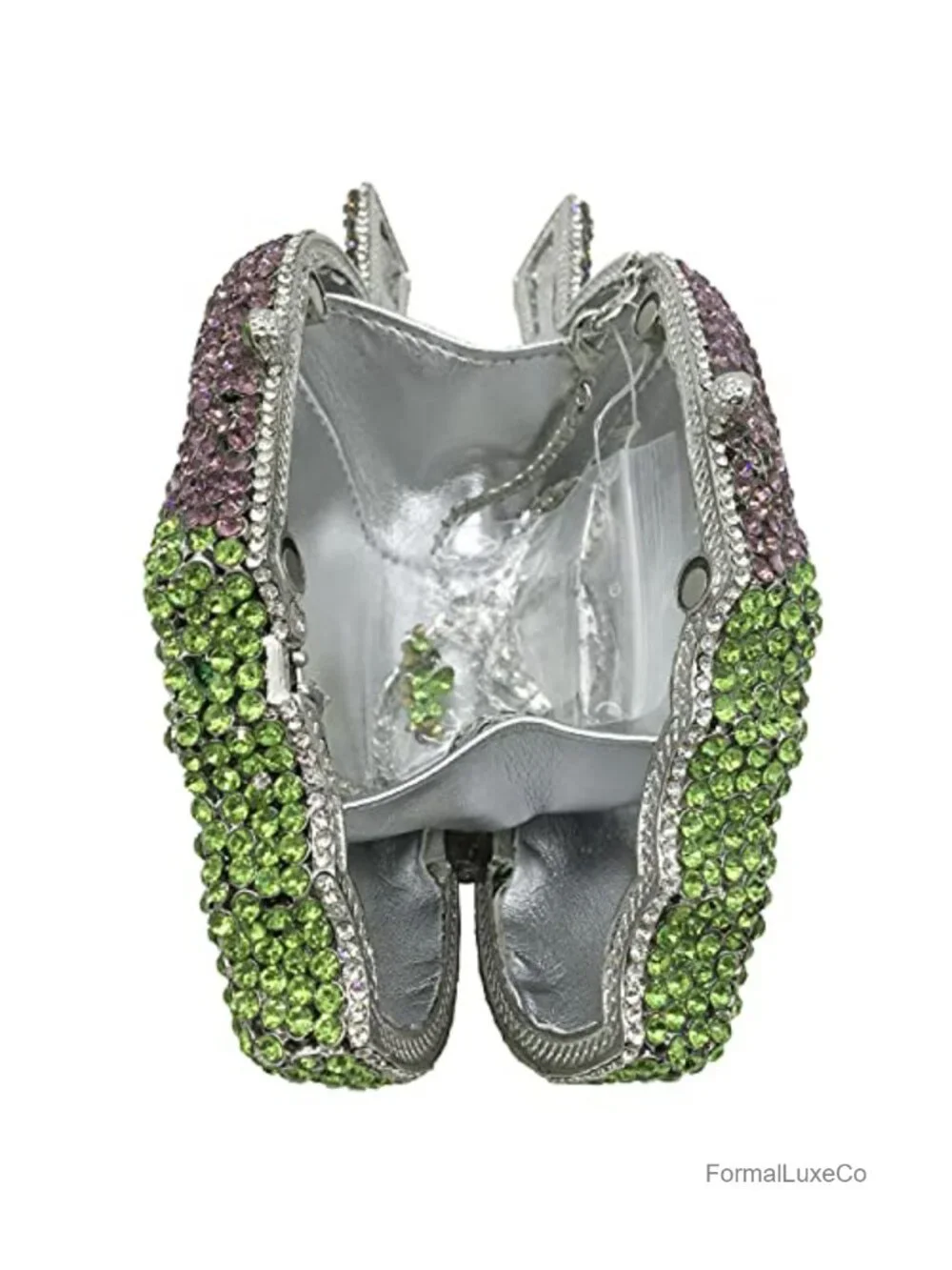 Novelty Mini Popsicle Crystal Clutch Bag Rhinestone Evening Handbag Prom Purse